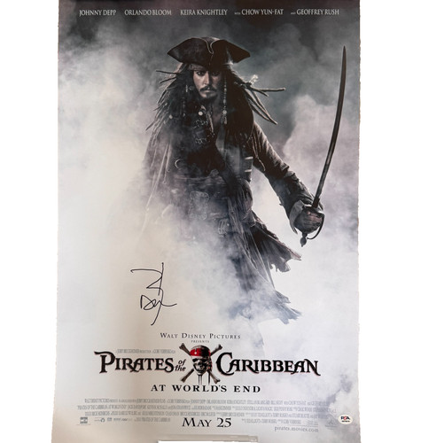 Johnny depp signiert fluch - johnny,