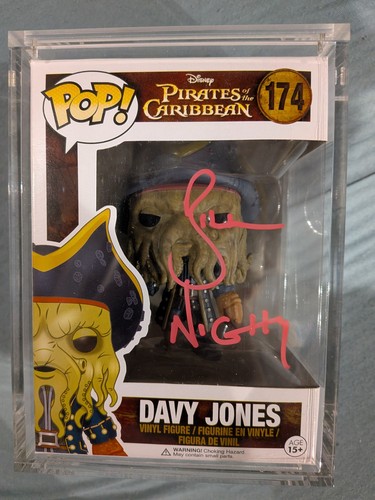 Bill nighy signiert davy jones - signiert,